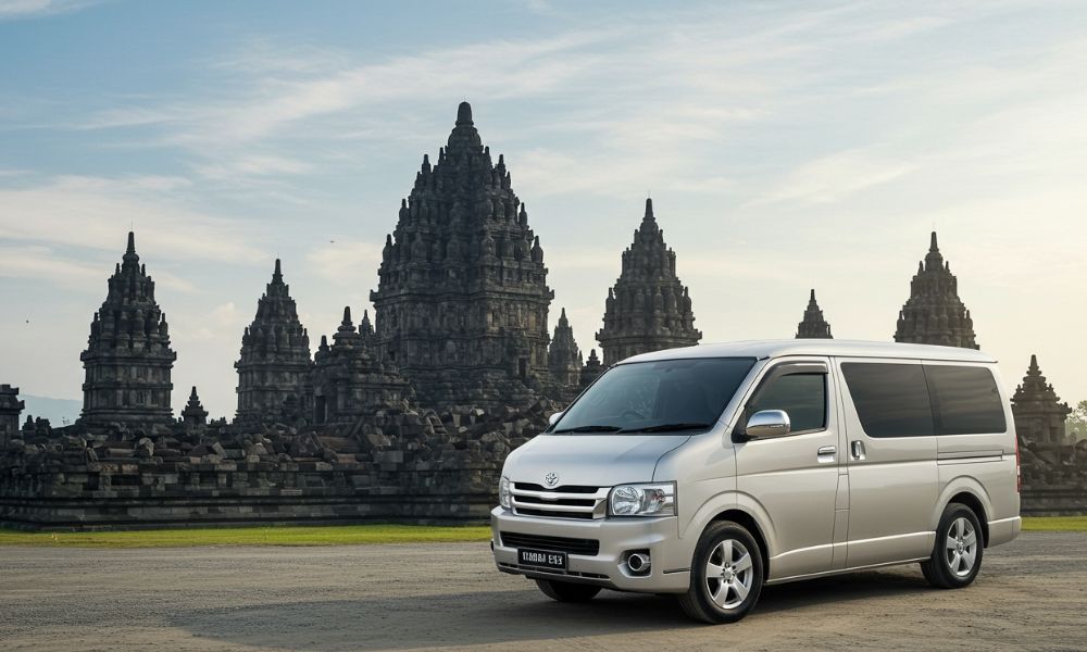 sewa hiace jogja ke candi prambanan